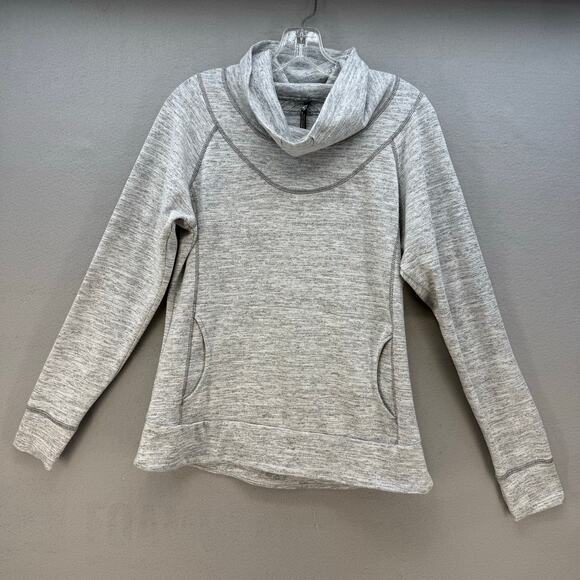 Kuhl Tops - Kuhl Sweatshirt Women's L Lea Pullover Grey Heather Cowl Neck Athleisure Outdoor
